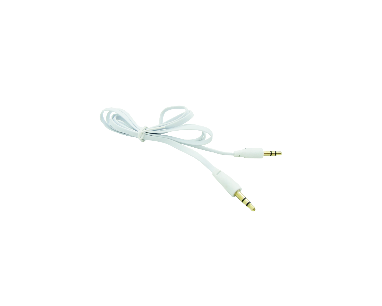 

Kabel płaski jack 3,5mm 1m biały Płaski KAB5a