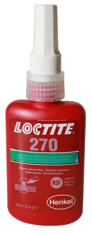 Zabezpečenie a utesnenie závitov Loctite Loc 270 50ML