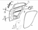Новый, новое дверь задние, заднее  левый mercedes gla x156 oe2, купить в Украине