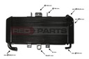 Охладитель воды redparts yamaha fzs 600 fazer 98-043, купить с разборки