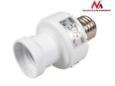 фото мини №10, Цоколь лампочки maclean, e27, max. 100w, з датчиком освещения, таймер, колесо