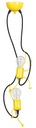 фото mini №8, Bobi 2 black headlights suspended metal painted black 15w max led backlight