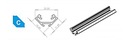 фото mini №4, Profile to led backlight angular phosphors 1 m white