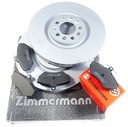 Zimmermann тормозные диски, диск 332mm+тормозные колодки, колодки перед bmw x5 e531, цена в Украине