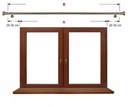 фото mini №3, Cornice double 280 centimeters / fi 19+ 19mm simple metallic 6 colors to select