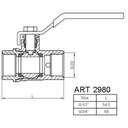 фото mini №2, Valve ball 1/ 2 з breather spustem