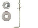 фото mini №2, Anchor construction to mural tubular type left m14 14x350 galvanized