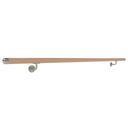 фото mini №5, Handrail wall-mounted to the wall wooden inox fi42 42mm 250cm beech painted