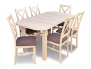 фото mini №1, Set crosspiece stand+ 6 chairs sonoma oak/ lefkas