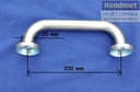 фото mini №3, Handle fasteners stainless steel inox 25x200 mm to baths reliable