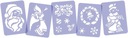 фото mini №4, Template to artificial snow stickers sza-xmas-001