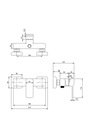 фото mini №3, Slide shower mixer, chrome gloss