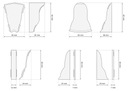 фото mini №2, Left end angle pvc 23 x 62 dl. 2cm oak
