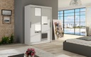 фото мини №3, Гардероб сдвижная miami 3 120 с зеркалом 5 цветов