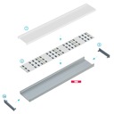 фото mini №9, Profile to led backlight phosphors solis 1 m aluminum