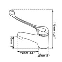 фото mini №3, Washbasin faucet medical medicinal certified pzh