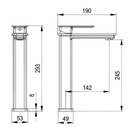 фото mini №5, Washbasin faucet wall-mounted royal orderlies chrome