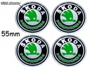 фото мини №2, Skoda 55мм эмблемы наклейки колпаки алюминий диски