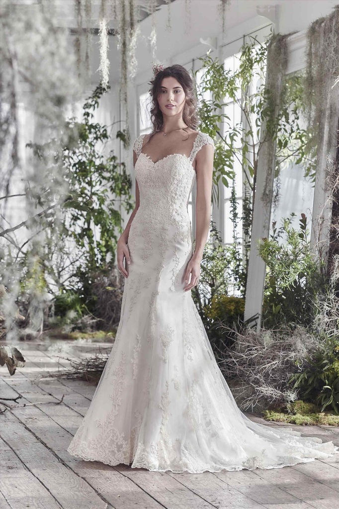 Maggie Sottero suknia ślubna 42 dopasowana koronki