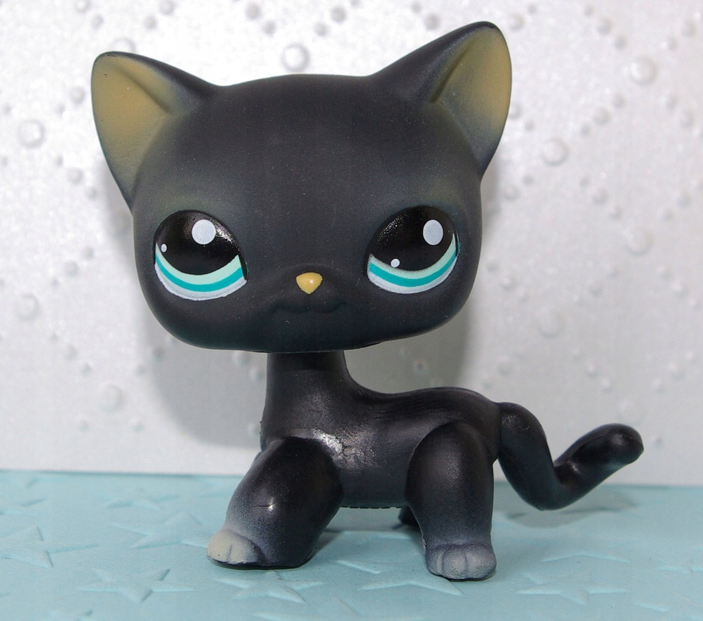 kotek shorthair LITTLEST PET SHOP lps czarny