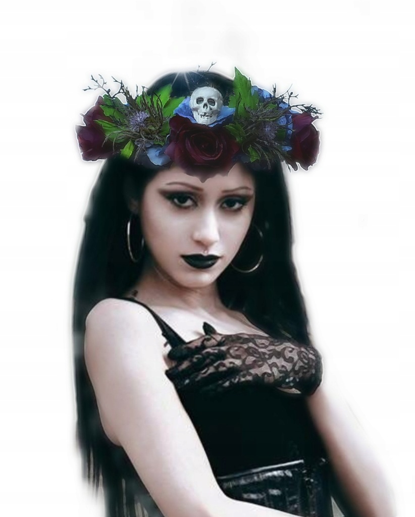 wianek na głowę Pastel Goth Halloween