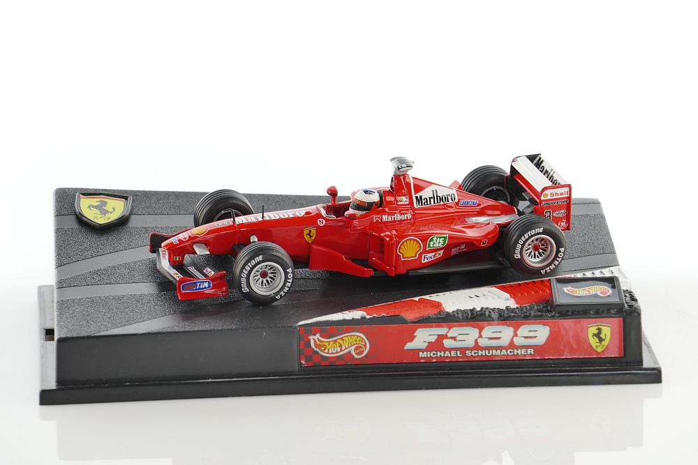 F1 FERRARI F399 Schumacher Marlboro 1/43 Hotwheels - 7408660311 - oficjalne  archiwum Allegro