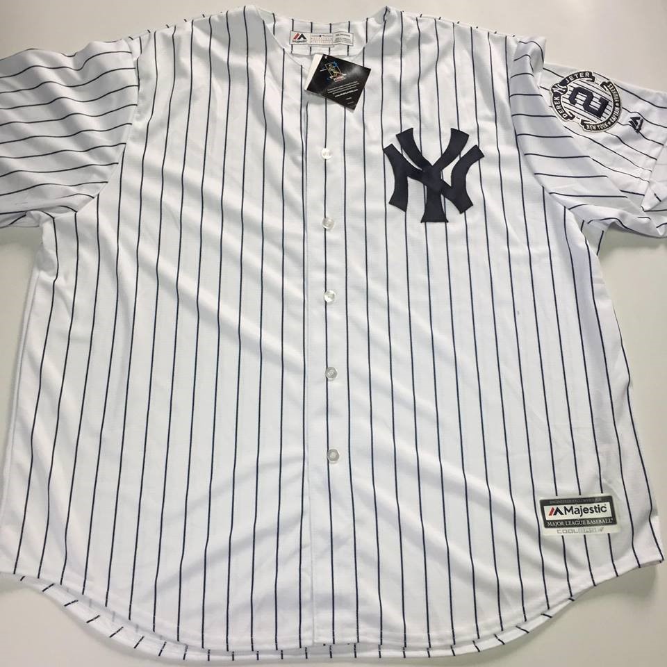 Majestic, Shirts, Majestic New York Yankees Jersey Tan Button Down Xxl  Nwot