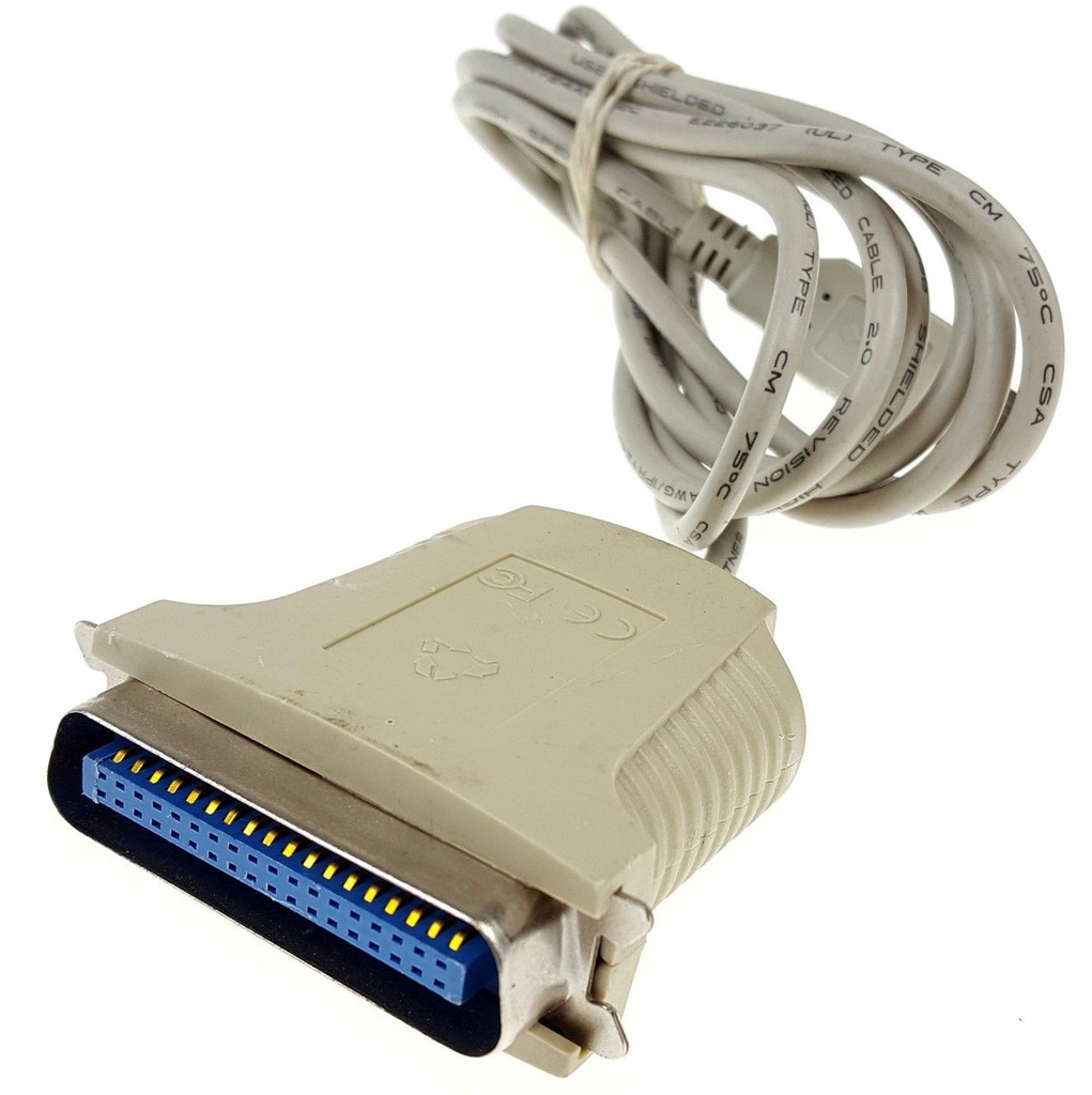 Kabel LPT Centronics - USB 1,8m