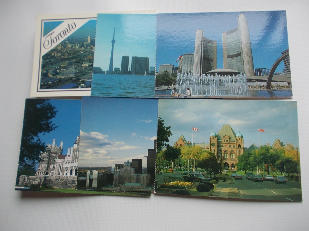 KANADA Toronto 6 pocztówek z kajetu 197?r.