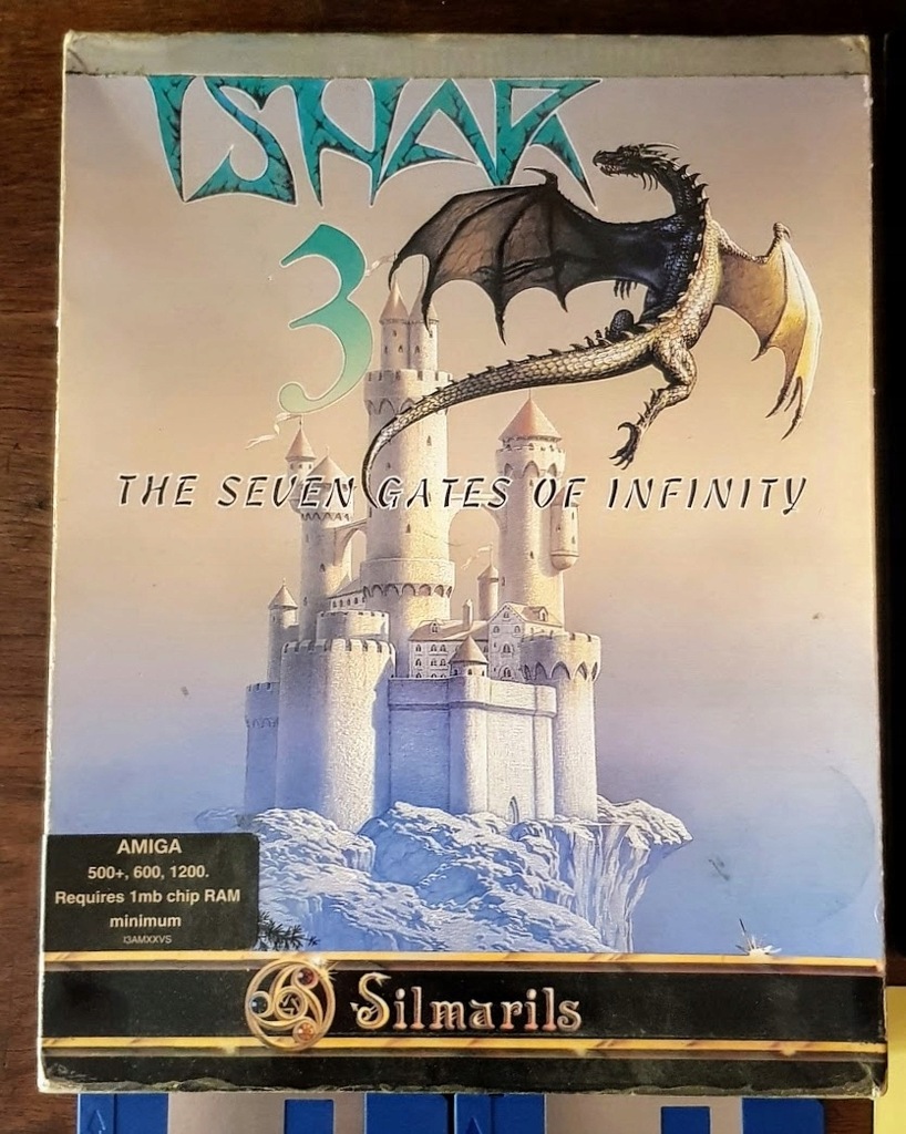 ISHAR III 3 The Seven Gates of Infinity AMIGA BOX