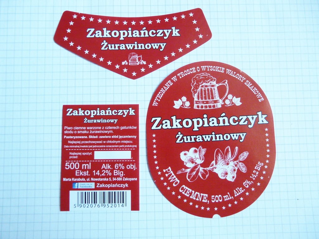 BROWAR POŁCZYN ZDRÓJ. Zakopiańczyk Żurawinowy.500m