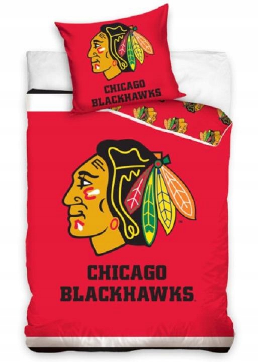 POŚCIEL klub CHICAGO BLACKHAWKS 140x200 hokej NHL