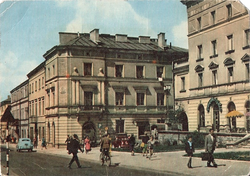 KIELCE - ULICA SIENKIEWICZA + ROWER - 1965R -