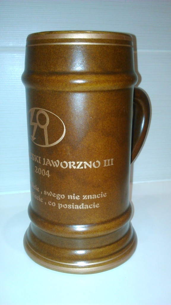 KWK Sobieski III Jaworzno kufel Barborka ceramiczn