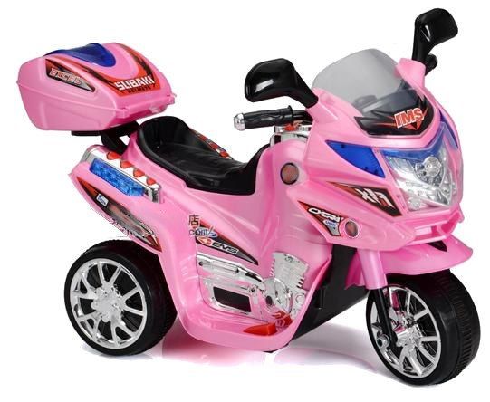 MOTOR NA AKUMULATOR MOTOREK DLA DZIECI RÓŻOWY