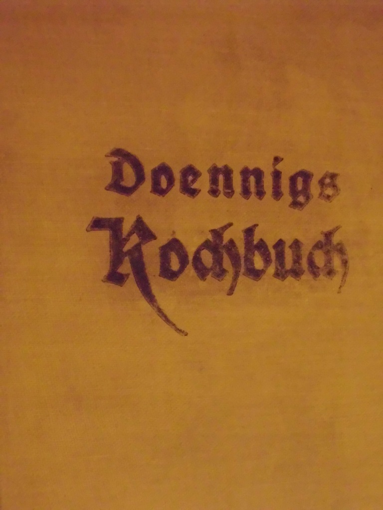 Doennigs Kochbuch (1940)
