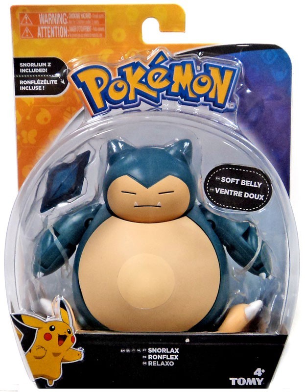 POKEMON SNORLAX MIĘKKI BRZUSZEK + Z-KRYSZTA