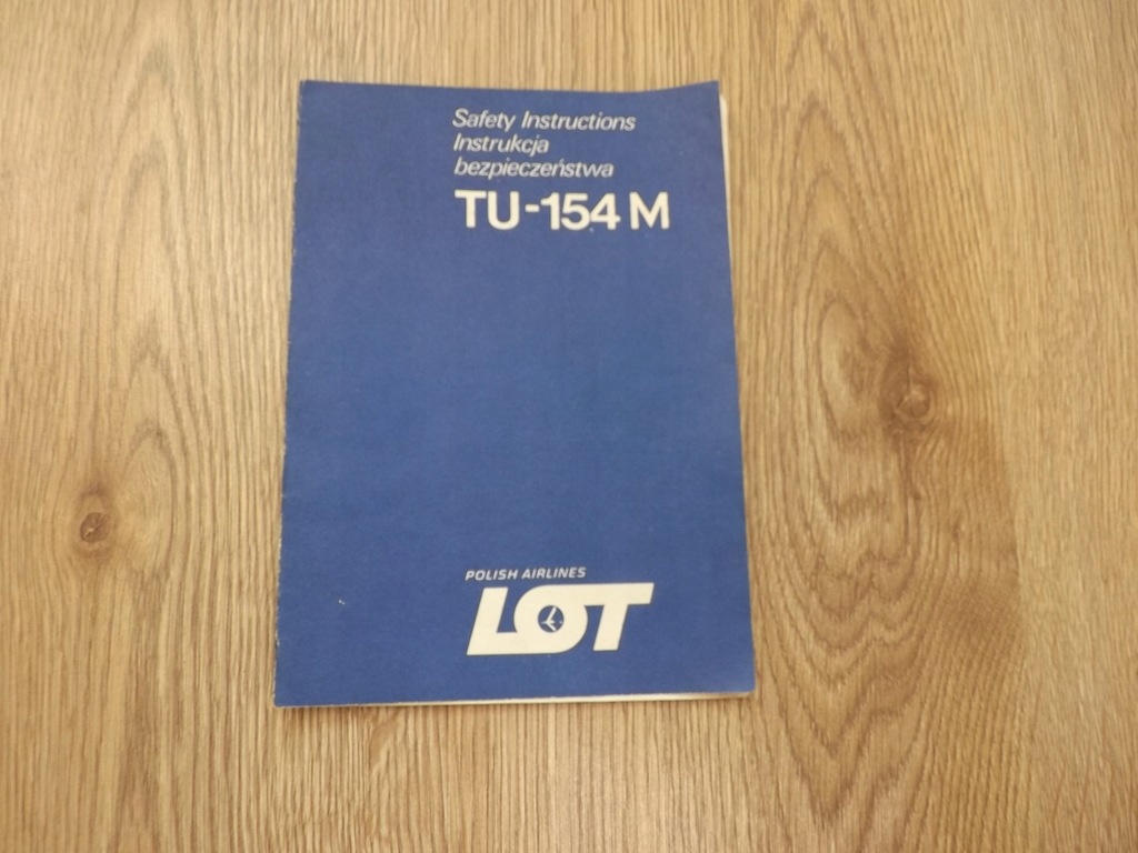 TU-154M instrukcja ratunkowa PLL LOT PRL