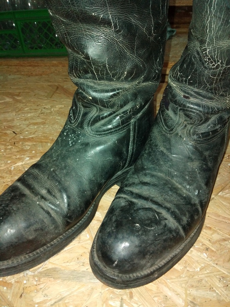 Unikat stare buty oficerskie kawaleryjskie ułański