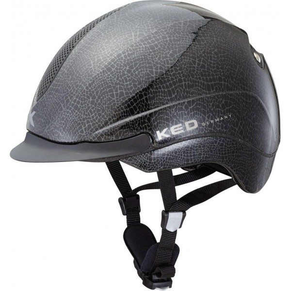 Ked kask Ventri czarny lakierowany M