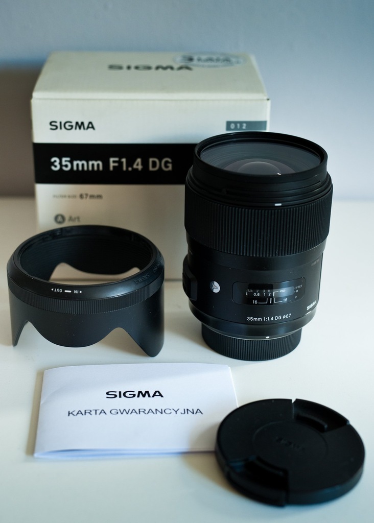 Sigma Art 35 mm , f -1.4, DG (Nikon)