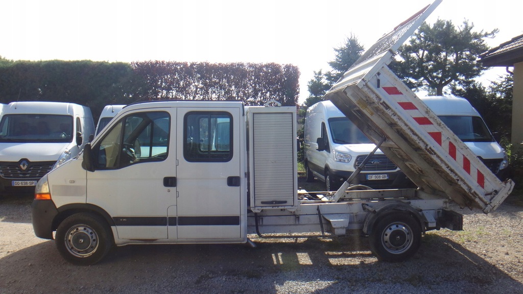 RENAULT MASTER wywrotka kiper doka dubel 7-osób