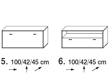 System mebli Wenecja szafka RTV . Super cena, mat - 7670822238 - oficjalne archiwum Allegro