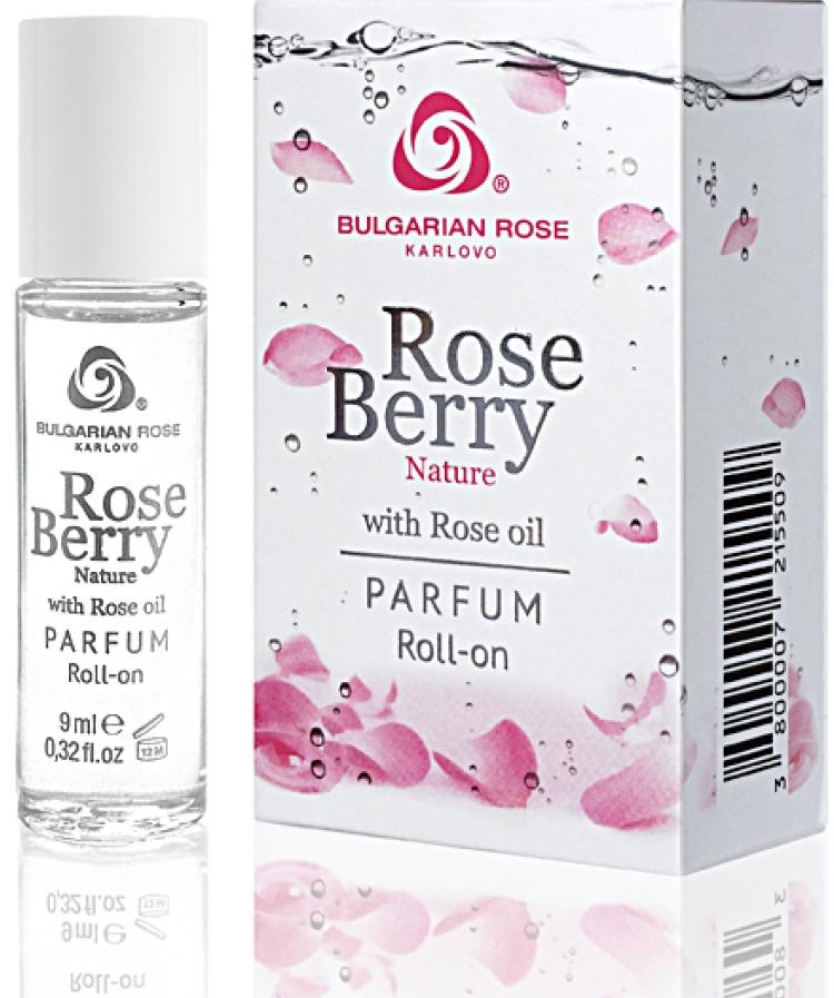 BULGARIAN ROSE PERFUM RÓŻANY ROLL-ON+JAGODY GOJI