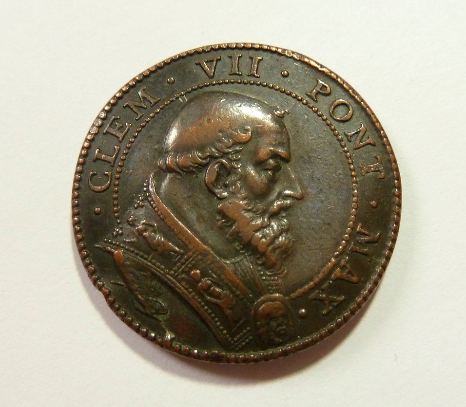 Medal papież Klemens VII. Stary odlew. (347)