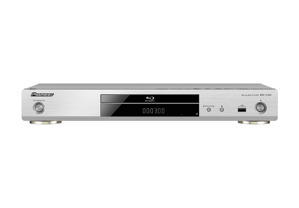 Pioneer BDP-X300 Silver | Odtwarzacz płyt Blu-ray