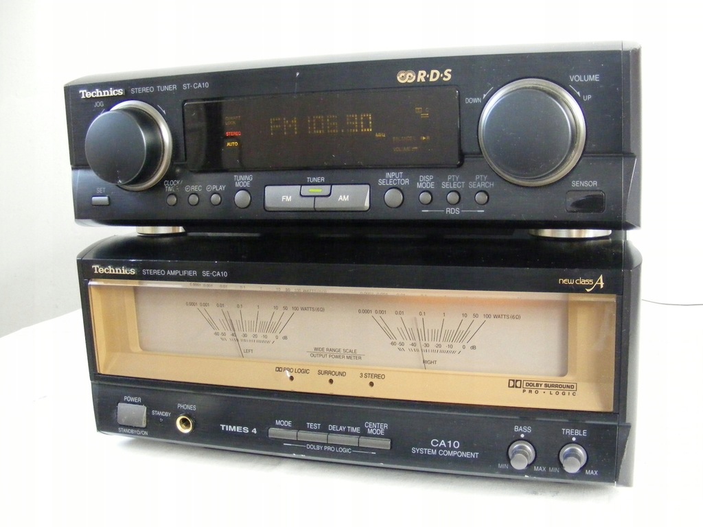 Miniwieża TECHNICS SE-CA10 + ST-CA10 (uszkodzona)