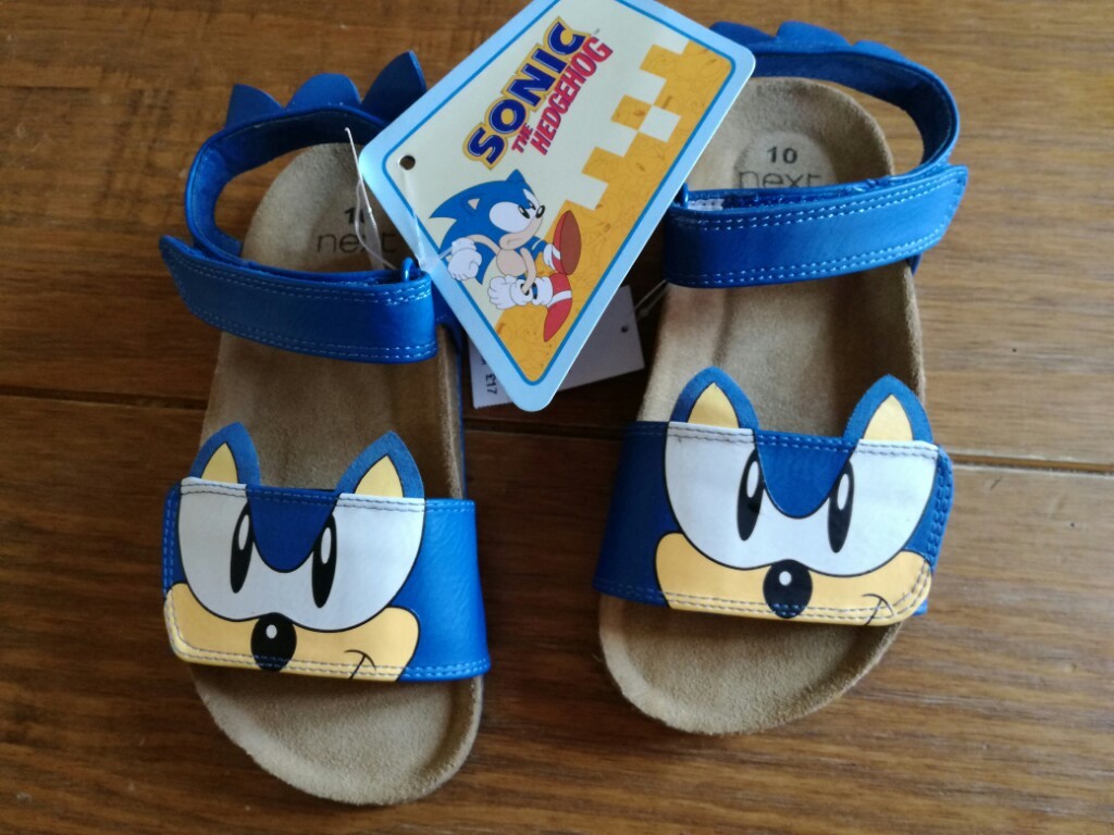 Sandałki chłopięce NEXT oryginalne SONIC, nowe 28