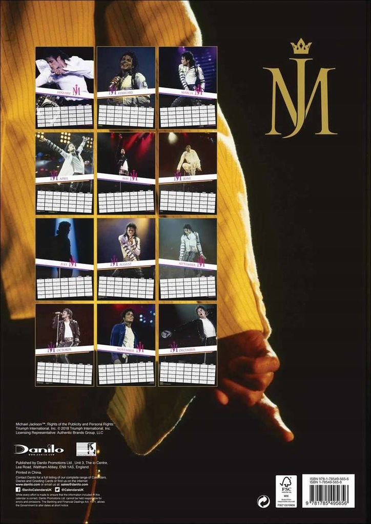 Купить Майкл Джексон - Официальный календарь 2019: отзывы, фото, характеристики в интерне-магазине Aredi.ru