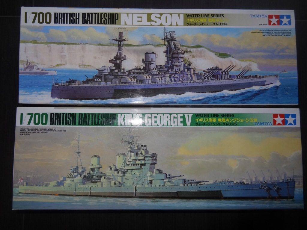 Tamiya 77504 Nelson / Tamiya 77525 King George V